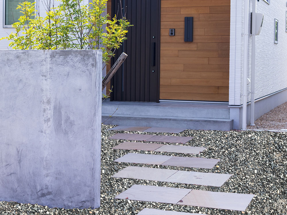 砂利敷き(エクステリア)